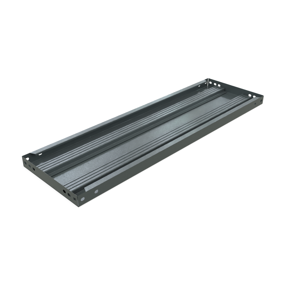 Полка Прайм 1300, 1000x300 (200) серый графит