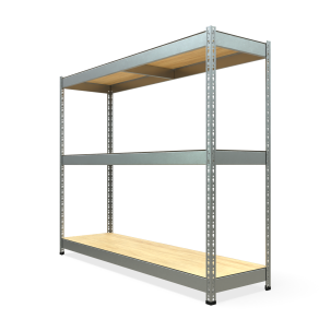 Стеллаж металлический Нексус 2100, 1500×1525×510 мм, 3 полки, цинк_2