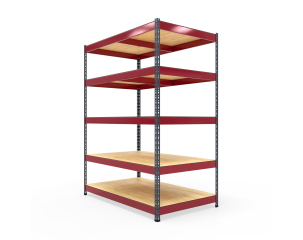 Стеллаж металлический Нексус 2100, 2000×1525×910 мм, 5 полок, серый графит_2