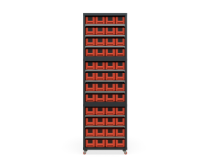 Кассетница двусторонняя Модуль Бокс 300х3 с ящиками 300х117х90 (BOX_3109_R) на бимобильном основании_1