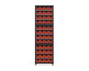 Кассетница Модуль Бокс 300х3 с ящиками 300х117х90 (BOX_3109_R) на мобильном основании_1