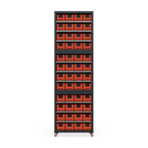 Кассетница Модуль Бокс 300х3 с ящиками 300х117х90 (BOX_3109_R) на мобильном основании_1
