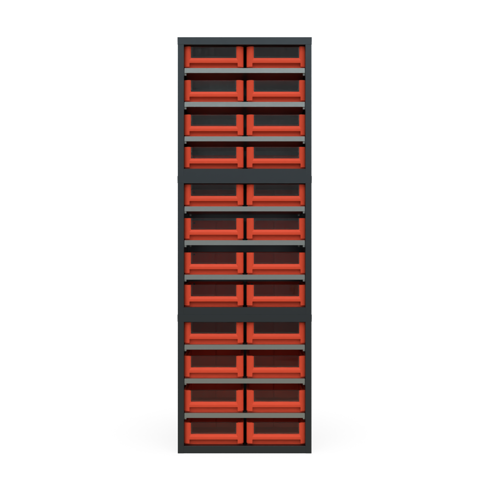 Кассетница Модуль Бокс 300х3 с ящиками 300х234х90 (BOX_3209_R)