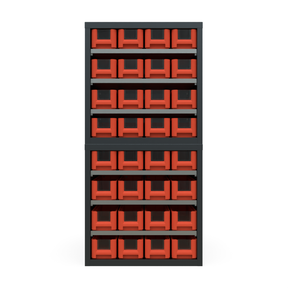 Кассетница Модуль Бокс 400х2 с ящиками 400х117х90 (BOX_4109_R)