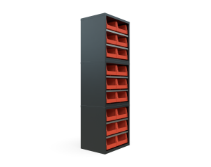 Кассетница Модуль Бокс 400х3 с ящиками 400х225х150 (BOX_1241_400_R)