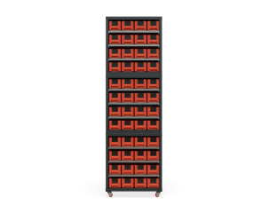 Кассетница Модуль Бокс 400х3 с ящиками 400х117х90 (BOX_4109_R) на мобильном основании_1