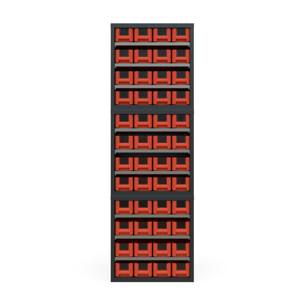Кассетница Модуль Бокс 400х3 с ящиками 400х117х90 (BOX_4109_R)