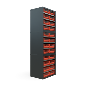 Кассетница Модуль Бокс 400х3 с ящиками 400х234х90 (BOX_4209_R)
