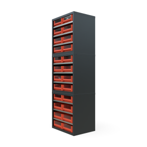Кассетница Модуль Бокс 400х3 с ящиками 400х234х90 (BOX_4209_R)_2