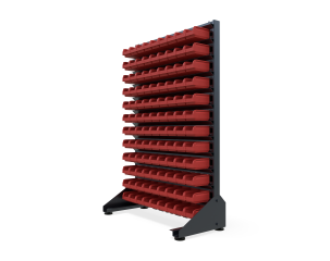 Стеллаж для пластиковых лотков Модуль бокс односторонний 1500x1000x450.01_2
