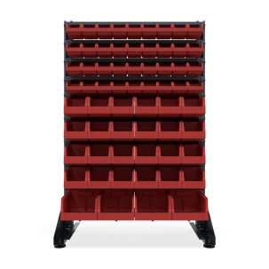 Стеллаж для пластиковых лотков Модуль бокс односторонний 1500x1000x450.05_1